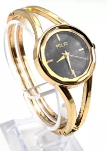 Folio Women's Quartz Bracelet Watch Gold Tone New Battery - Picture 1 of 5
