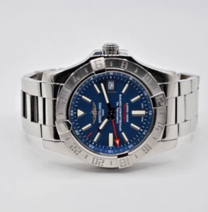 Breitling Avenger II GMT A3239011 2 Zeitzonen Full Set Automatik Herrenuhr - Bild 1 von 8