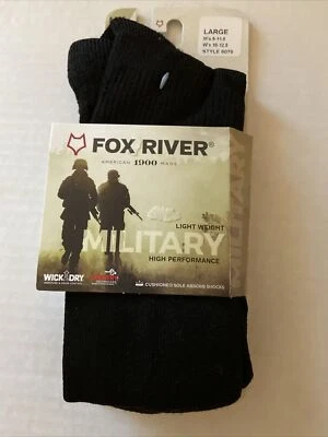 FoxRiver Calcetines ligeros tácticos militares para botas para hombre, negros-grandes Foto 1 de 4