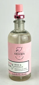 Bath & Body Works Rose & Vanilla Essential Oil Mist 5.3 oz - Picture 1 of 2
