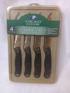 Vintage Chicago Cutlery Classic Chef Steak Knife Set 4 Piece, New Open Box - Picture 1 of 5