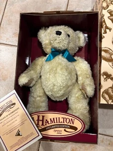 Dakin Hamilton 1997 Limited Edition 16" Vintage Bear Jointed Plush COA RARE NIB - Picture 1 of 6