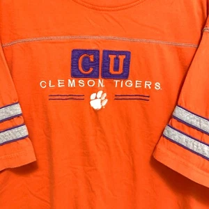 Clemson Tigers Men’s XLarge Tshirt Vintage Active Brand Embroidered University - Picture 1 of 12