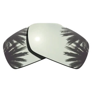 Lentes de repuesto plateadas espejadas para gafas de sol Oakley Splinter polarizadas - Imagen 1 de 4