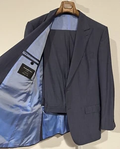 ERMENEGILDO ZEGNA Peak Lapel Mila Fit 44L High Performance 2-Piece Suit - Picture 1 of 19