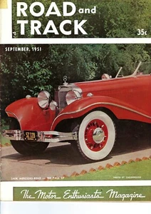 1951 September Road & Track Magazine. See contents. - Imagen 1 de 2