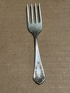Toddler Fork, vintage silver plate - Picture 1 of 4