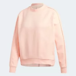 ADIDAS Women's Pink Versatility Sweatshirt RRP £50 - Picture 1 of 2
