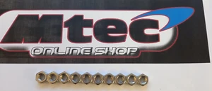 5/16" UNF Edelstahl (A2) Vollmutter Sechskantmutter 10 Stück - Bild 1 von 1