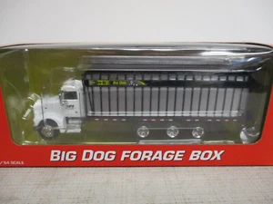 H&S White Peterbilt with Big Dog Forage Box "Helle Farm" 1/64 Scale, NIB - Picture 1 of 7