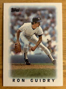1986 Topps Major League Leaders Ron Guidry Baseball Card #26 Yankees HOF VG
