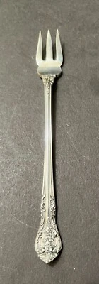 Tenedor de cóctel/mariscos Gorham "King Edward" Sterling - 5 3/8 Foto 1 de 4