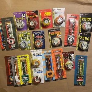 Tech Deck Pencils + Sharpeners Zero Pig Flip Foundation VTG New Sealed 2000 - Picture 1 of 6