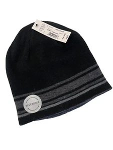 JFerrar reversible men's hat Black with Grey stripes Reverses to Gray (AM12) - Picture 1 of 2