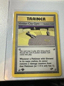 Viridian City Gym Stadium Gym Challenge 123/132 WOTC Vintage Pokemon 1999 - Bild 1 von 10