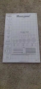*NEW* Vtg Macrame Work Board 2 Sided 1979 LARGO WEST, 17.75" X 11.5" USA - Picture 1 of 8