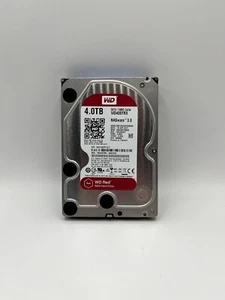Western Digital WD40EFRX NASware 3.0 4TB 3.5" SATA HDD Hard Drive 64MB Buffer - Afbeelding 1 van 1