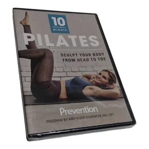 10-Minute Pilates: Sculpt Your Body from Head to Toe DVD Amy Kiser Schemper - Imagen 1 de 3