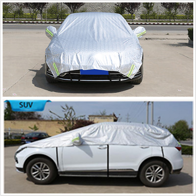 Half Cover For Car SUV Semi-body Rain Snow Sun UV Protection Waterproof Outdoor • 44.59€