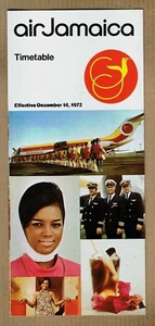 Air Jamaica Timetable  December 16, 1972 = - Picture 1 of 1