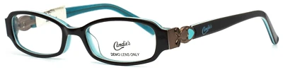 CANDIES C Betty BRN Brown Girls Kids Rectangle Eyeglasses 44-15-130 B:23 - Image 1 of 4