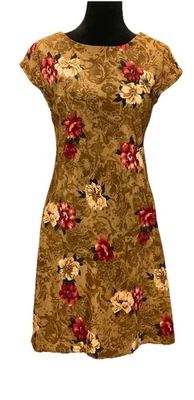 Vintage Fashion Bug Floral Fairy Corset Back Dress Size 10 Romantic Y2K Grunge - Image 1 of 4