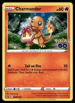 Charmander - Holo SWSH: Sword & Shield Promo Cards SWSH232 NM Pokémon TCG - Image 1 of 2