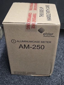 American Meter Diaphragm Gas Meter AM-250 aluminum case meter nib - Picture 1 of 3