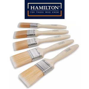 Hamilton Flachpinsel feine Spitze Emulsion Glanz Lack Beize - 5er Pack - Bild 1 von 7