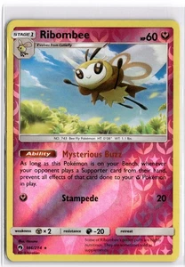 Pokemon TCG Ribombee 146/214 SM - Lost Thunder Reverse Holo Rare NM - Picture 1 of 1