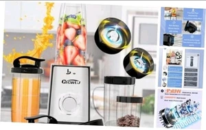 Smoothie Blender, Personal Blender for Shakes and Smoothies,12Pcs Coffee - Picture 1 of 9