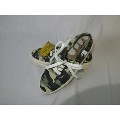 Cool Planet by Steve Madden Camo Canvas Lace Up Sneakers Women's 8.5M $69 NWT - Image 1 of 4