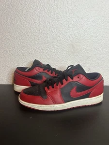 Nike Air Jordan 1 Low Reverse Bred talla 9,5 para hombre rojo negro 2020 553558-606 - Imagen 1 de 7