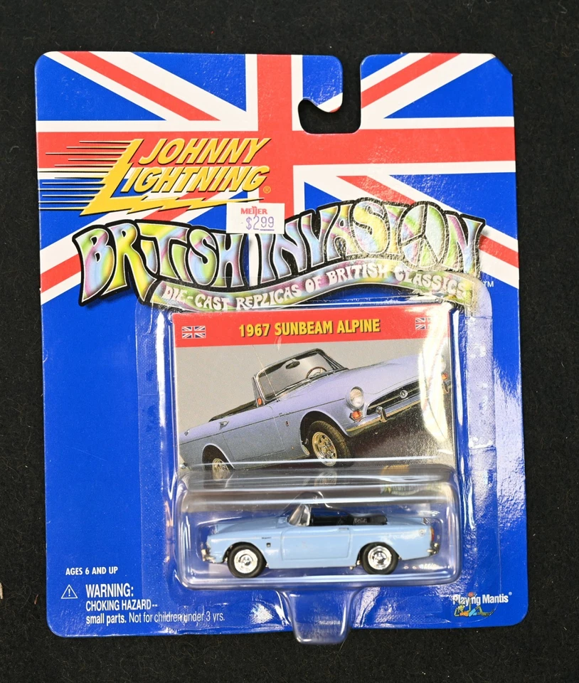 Sunbeam Alpine Blue 1967 1:64 Johnny Lightning invasión británica paquete sellado Foto 1 de 4