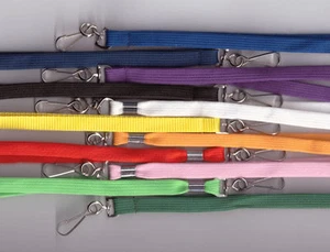 5 x 10mm Breakaway Safety Neck Strap Lanyards - 11 Colours Available FREE UK P&P - Picture 1 of 13