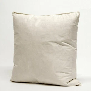 Duck Feather filling cushion inner Inserts Scatters pads 18” x 18” & 16”x16” set - Picture 1 of 3