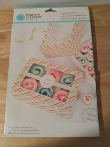 Martha Stewart Set 2 Scatole per Cupcake Contiene 6 - 12 Muffin Conservazione Regalo Alimenti Nuovo! - Foto 1 di 1