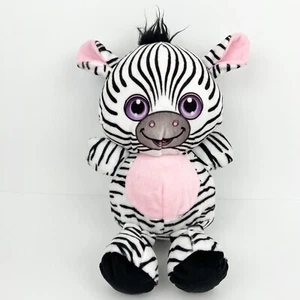 Safari Siblings Zebra Plush Black & White 12” Baby Zebra World Plush - Picture 1 of 6