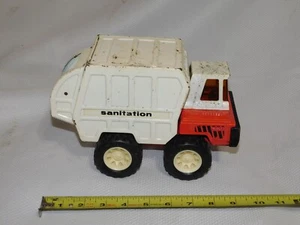 Vintage Buddy L 1970's Sanitation Garbade Truck Made In Japan Pressed Steel - Picture 1 of 5