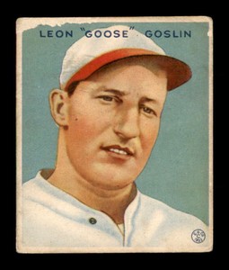 1933 Goudey #110 Goose Goslin   G/VG X2761479