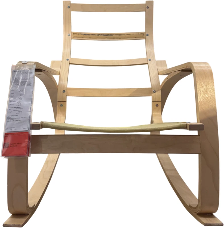 Nueva mecedora IKEA POANG MARCO SOLO en chapa de abedul 104.861.24 Foto 1 de 1