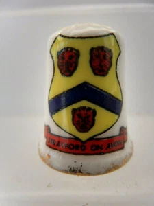 DE A COUDRE THIMBLE - BLASON STRATFORD ON AVON - Bild 1 von 2