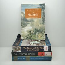 Lord Of The Rings Trilogy & Hobbit Lot Set JRR Tolkien 1-3 Complete PB