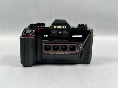 Cámara de 4 ojos vintage Nishika Nisika 3D N8000 Foto 1 de 4