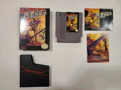 8 Eyes (Nintendo Entertainment System NES 1990) COMPLETE IN BOX CIB WITH POSTER - Image 1 of 2