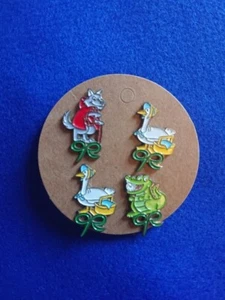 Vintage Macmillan Cancer Research Pin/Lapel Badges X 4 - Picture 1 of 2
