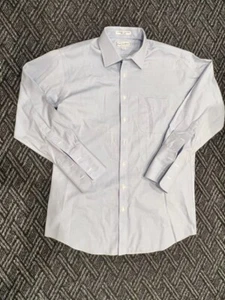 Paul Frederick Slim Fit Light Blue Cotton Dress Shirt 17-32 NWOT - Picture 1 of 4