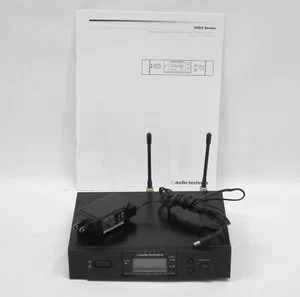 Receptor de diversidad sintetizado UHF Audio Technica ATW-R3100B con fuente de alimentación + manual - Imagen 1 de 6