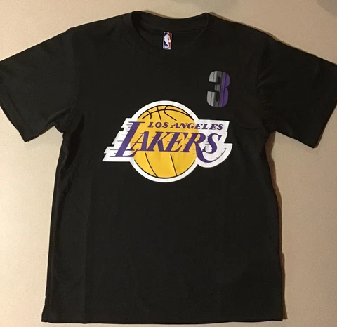 NBA Los Angeles Lakers Davis 3 Kids Unisex Tshirt Shirt SZ Medium M 10-12 Cover