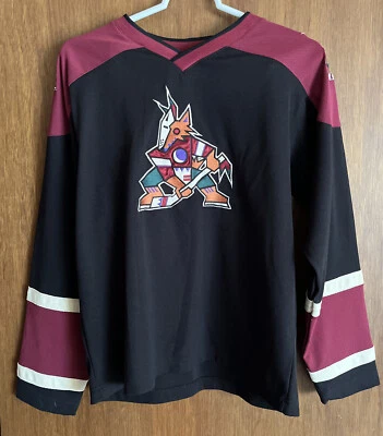 RARO JERSEY RETRO JUVENIL PHOENIX COYOTES JEREMY ROENICK TALLA L 14-16 NHL Foto 1 de 4
